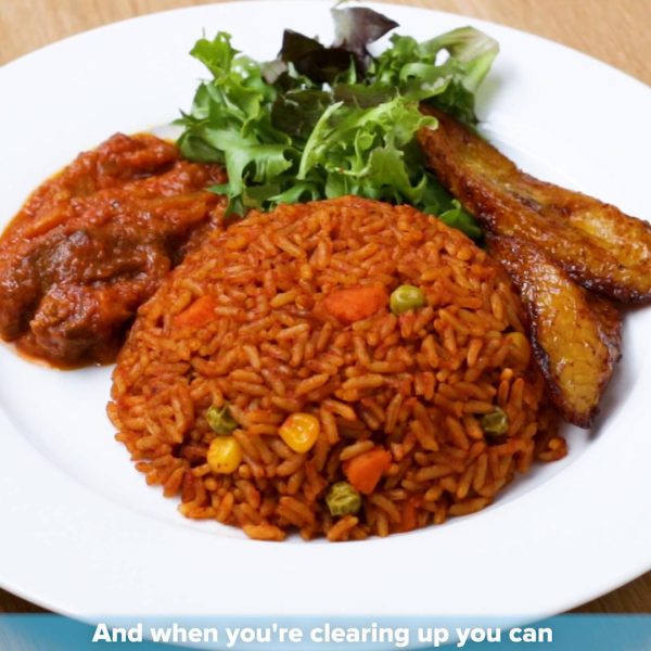 Jollof Rice with Chicken